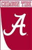 Alabama Crimson Tide Swoosh Applique House Flag
