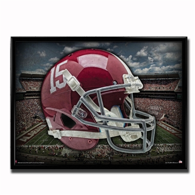Alabama Crimson Tide Head Gear Poster