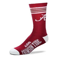 Alabama Crimson Tide 4 Stripes Socks