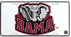 University of Alabama BAMA Elephant License Plate