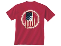 Alabama Crimson Tide Flag Fill T-Shirt