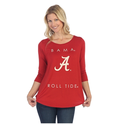 Alabama Crimson Tide Power Logo Print Shirt