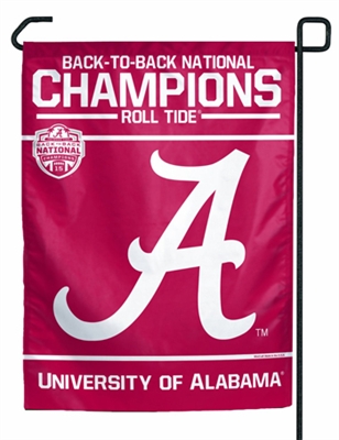 Alabama National Champions Garden Flag