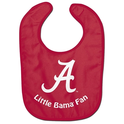 Alabama Crimson Tide Little Fan Baby Bib