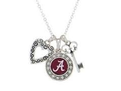 Alabama Crimson Tide Tri-Charm Necklace