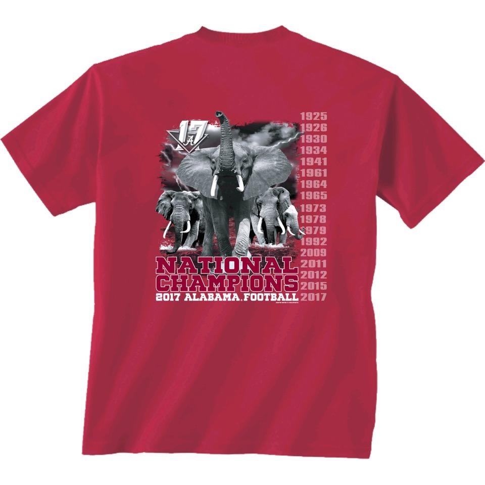 Alabama Crimson Tide Football Laces Out T-Shirt 